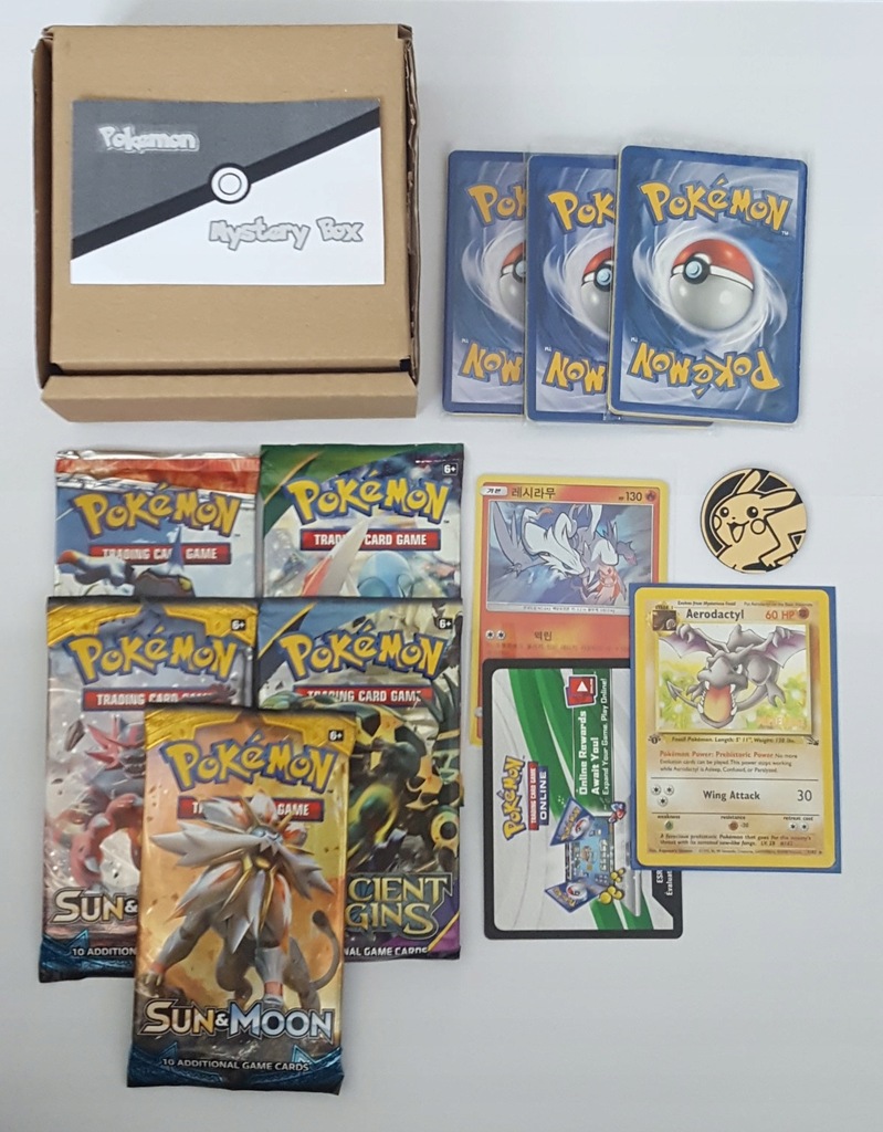 Pokemon MYSTERY BOX !!! Karty Pokemon !