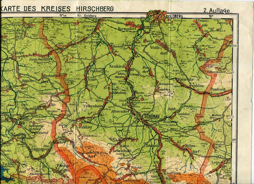 Kreis HIRSCHBERG / powiat JELENIA GÓRA :: mapa - 7333784324 - oficjalne
