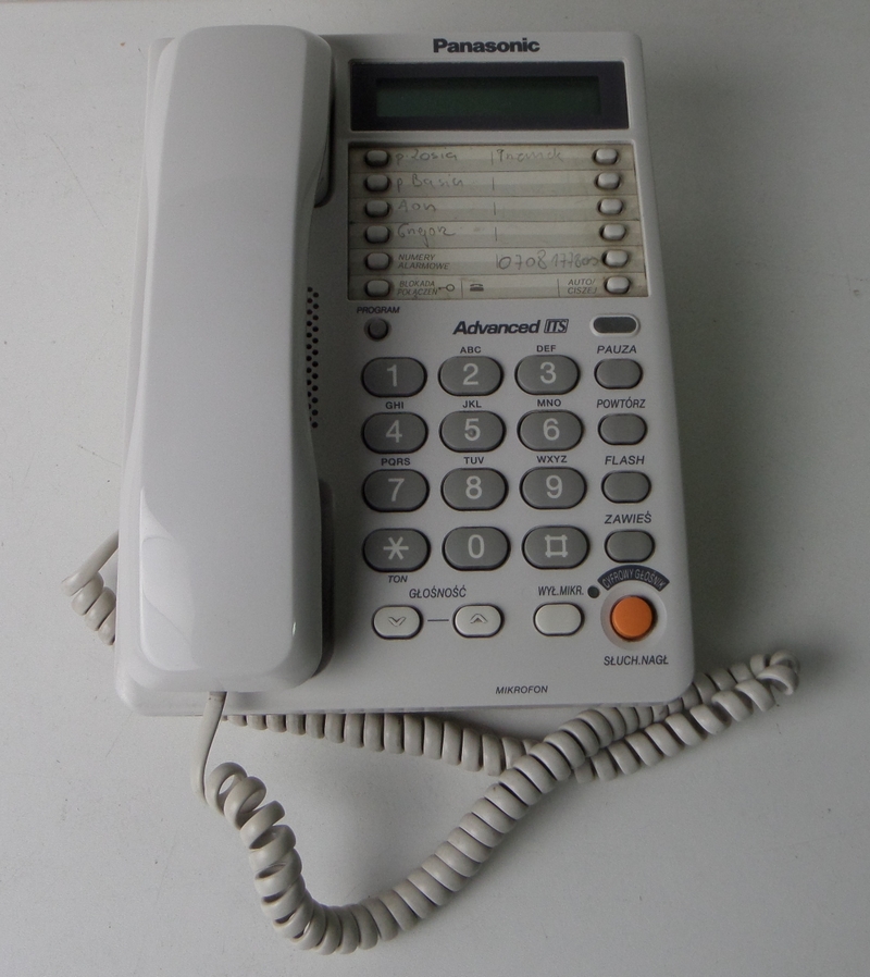 TELEFON PRZEWODOWY Panasonic KX-TS 2308 PDW