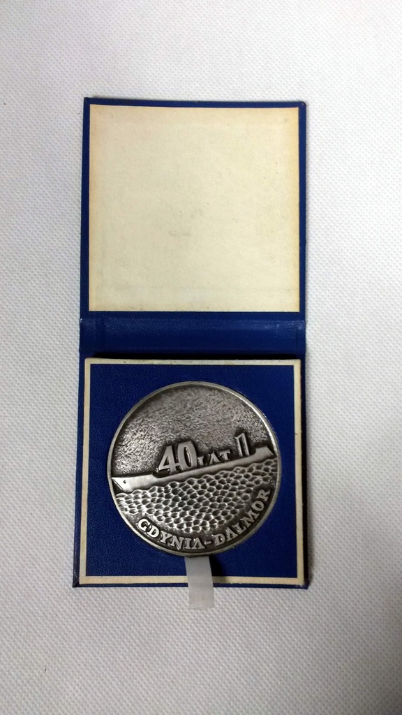 Medal DALMOR Gdynia 40 lat pamiątkowy PRL