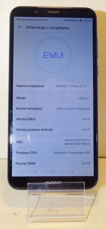 HUAWEY Y7 PRIME 2018