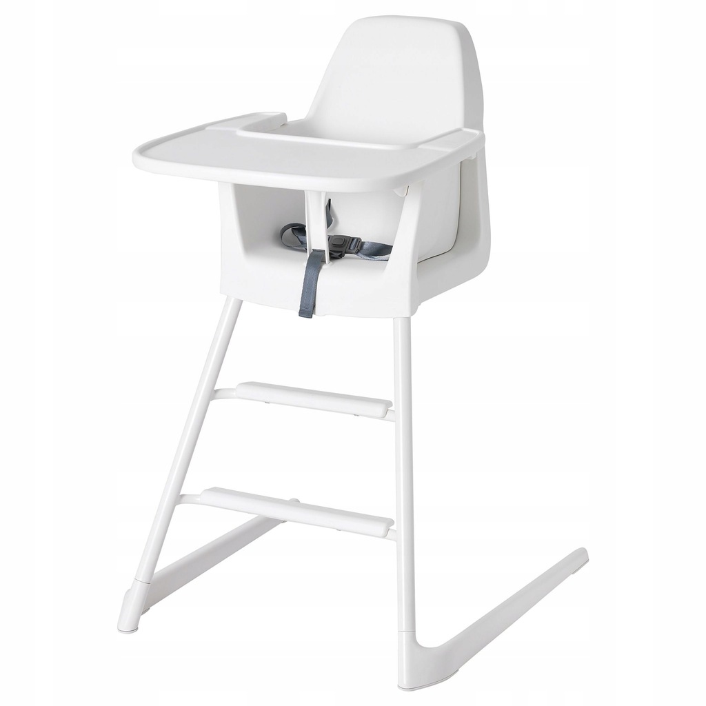 IKEA LANGUR Krzesło dziecięcewysokie z tacą biały IKEA LANGUR Krzesło dziecięcewysokie z tacą biały