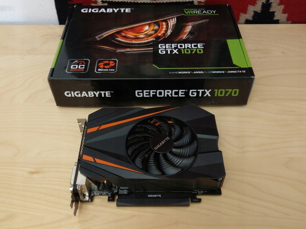 GIGABYTE GeForce GTX 1070 8GB GDDR5 Mini ITX OC