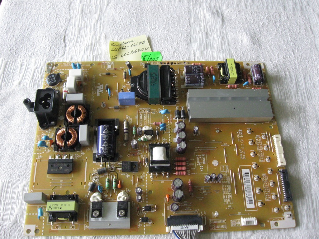 LG LED 42LB670V  Zasilacz EAX65424001  LGP42-14LPB