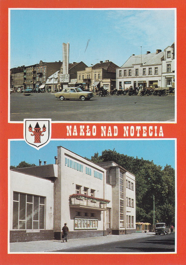 NAKŁO NAD NOTECIĄ - PLAC 1 MAJA- DOM KULTURY- HERB