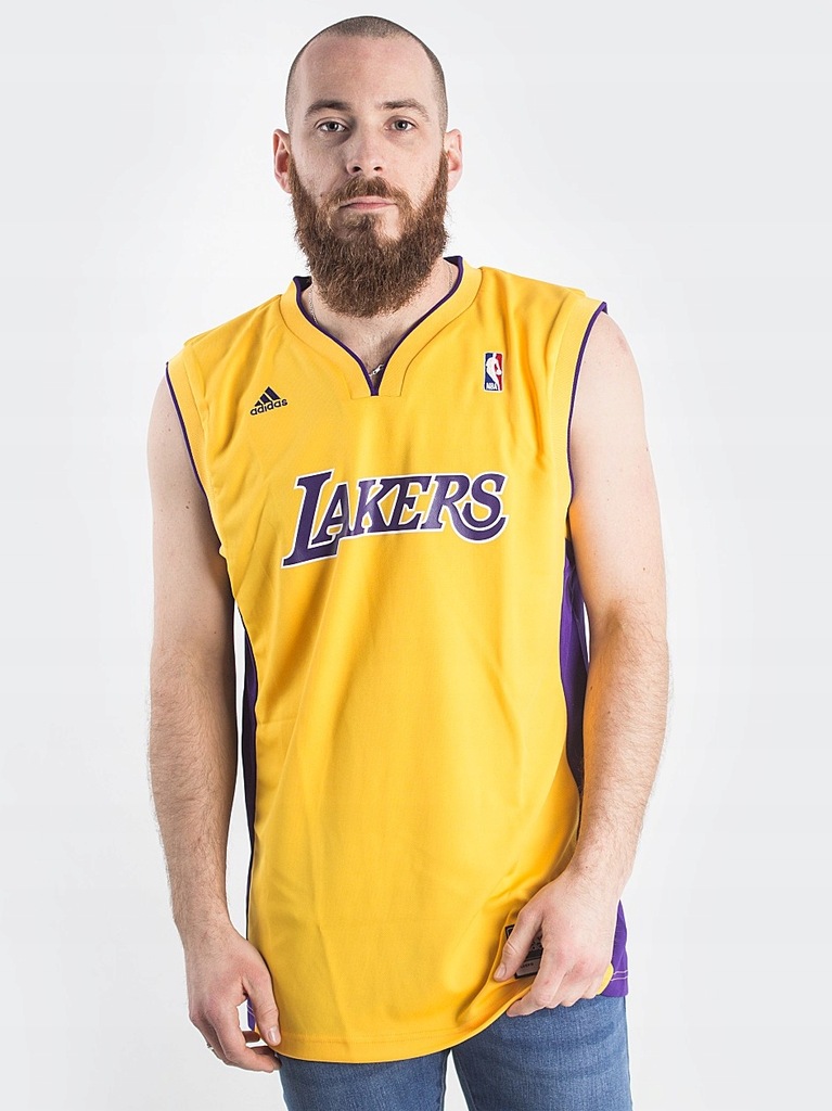 Jersey adidas Los Angeles Lakers Replica Yello XXL