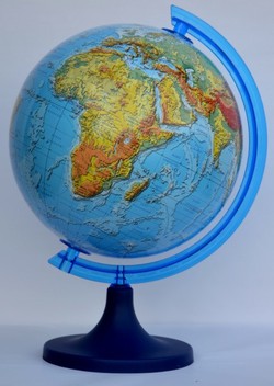 Globus 250 Fizyczny 3D podświetlany
