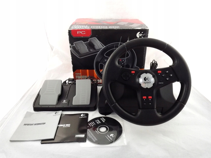 LOGITECH FORMULA VIBRATION FEEDBACK WHEEL E-UK12 - 7700821875 ...