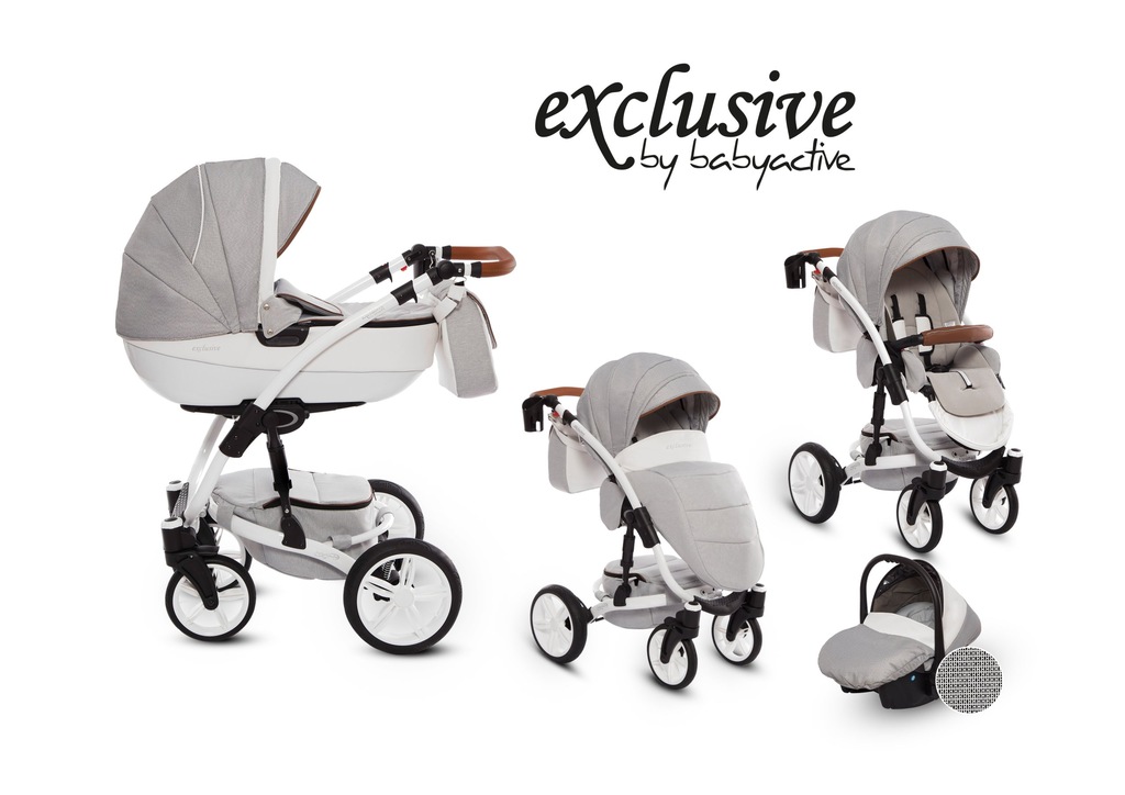 WÓZEK 3W1 SHELL EXCLUSIVE BABYACTIVE 4*KOLORY