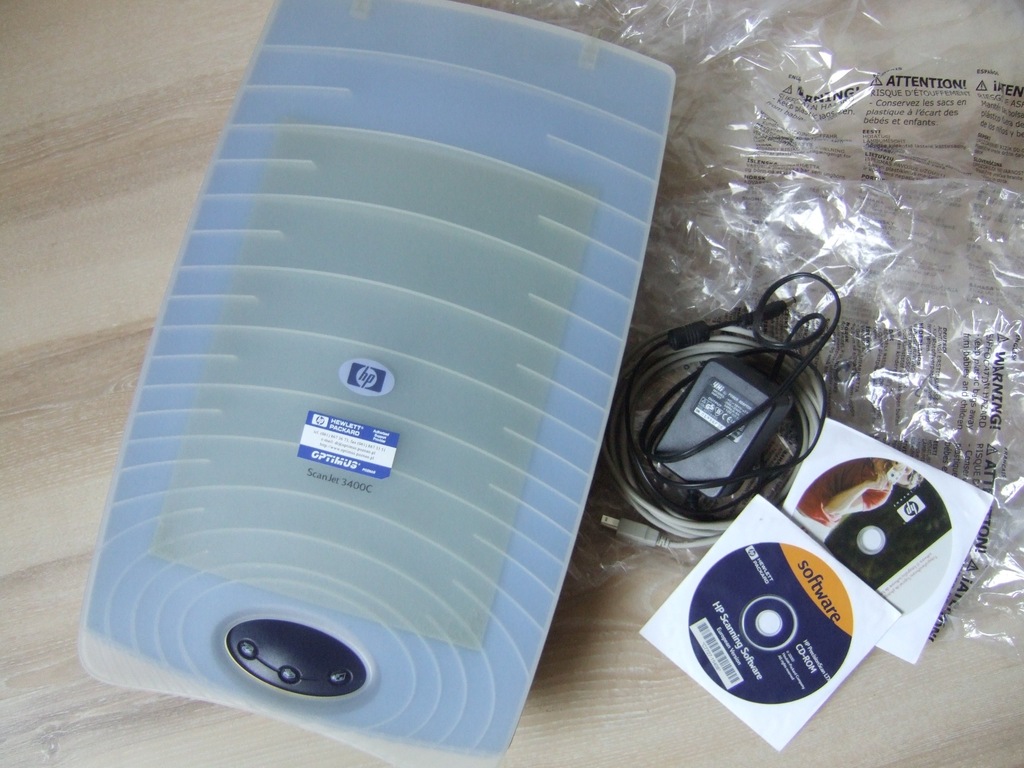 Skaner HP ScanJet 3400C kolorowy, jednoprzebiegowy