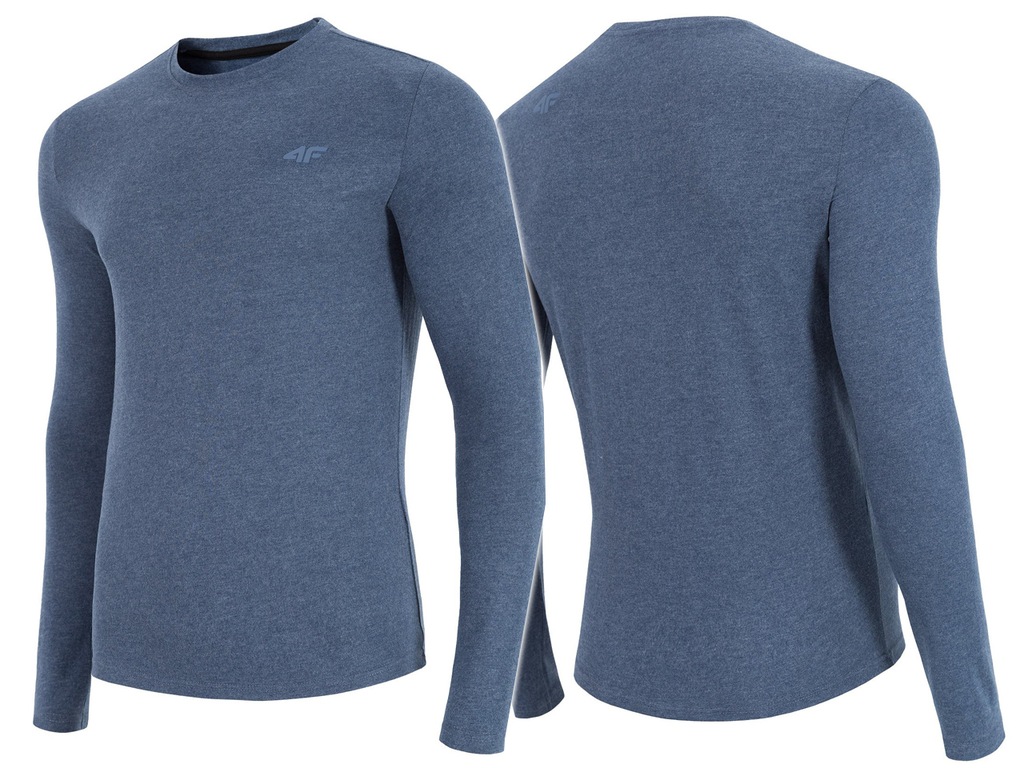 4F Męska Koszulka z DŁUGIM RĘKAWEM Bluza XL