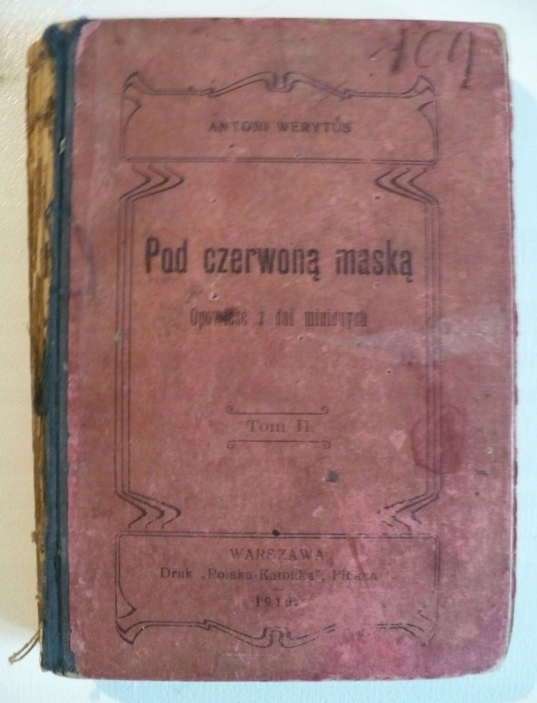 Pod czerwoną maską - Antoni Werytus Skrzynecki
