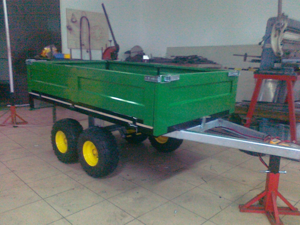 Przyczepka ATV Quad Traktorek kiper wywrot 12v
