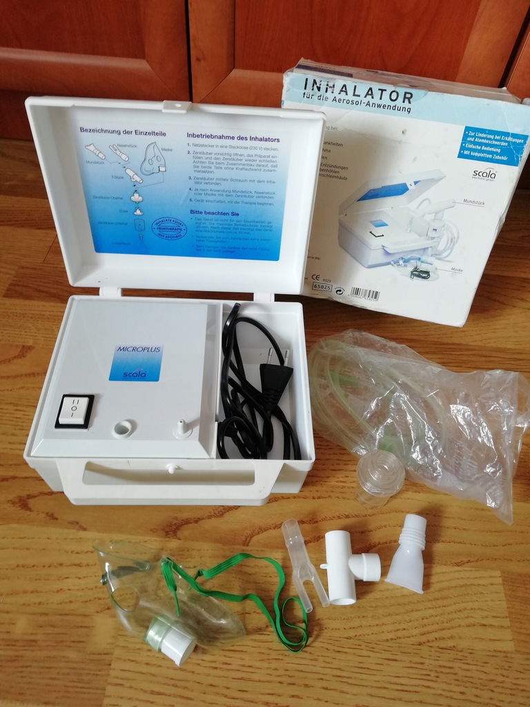 INHALATOR Scala SC 110 Microplus ZESTAW WŁOSKI