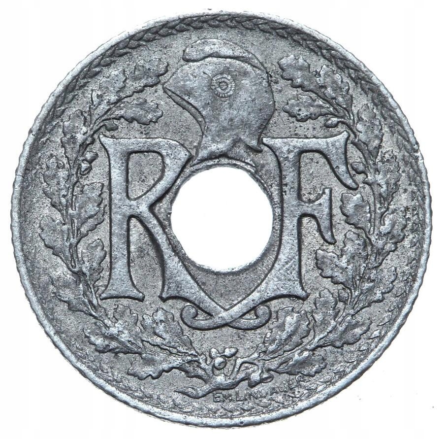 Francja - moneta - 10 Centymów 1941 - BEZ KROPEK