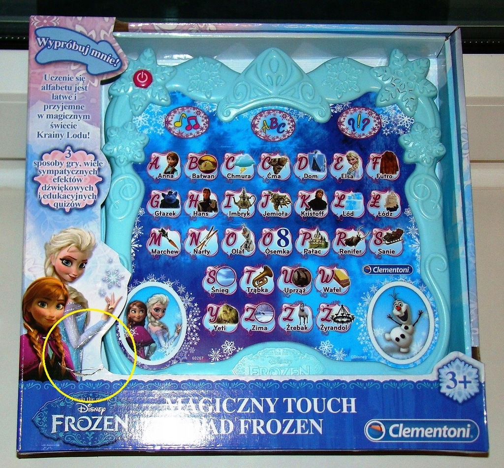 MAGICZNY TOUCH PAD FROZEN TABLET PL NA PREZENT 6975501649