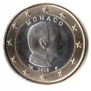 1 euro Monaco Monako 2018 - monetfun