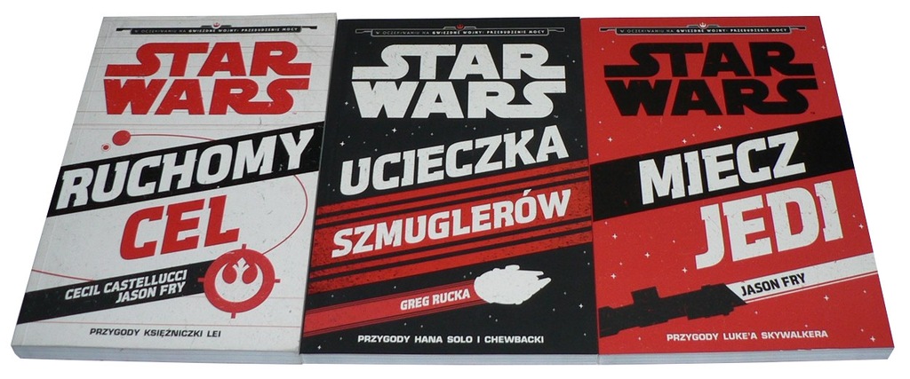 Star Wars x3- Ruchomy cel + Miecz Jedi + Ucieczka