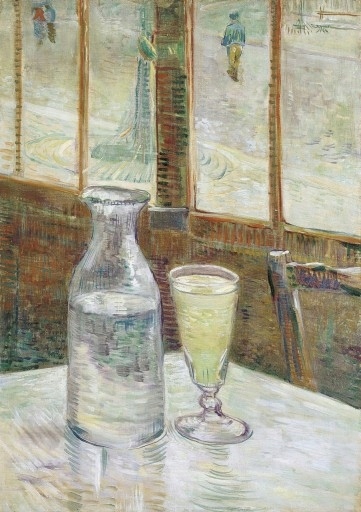 100x70 Vincent van Gogh Absynt na stoliku OBRAZ