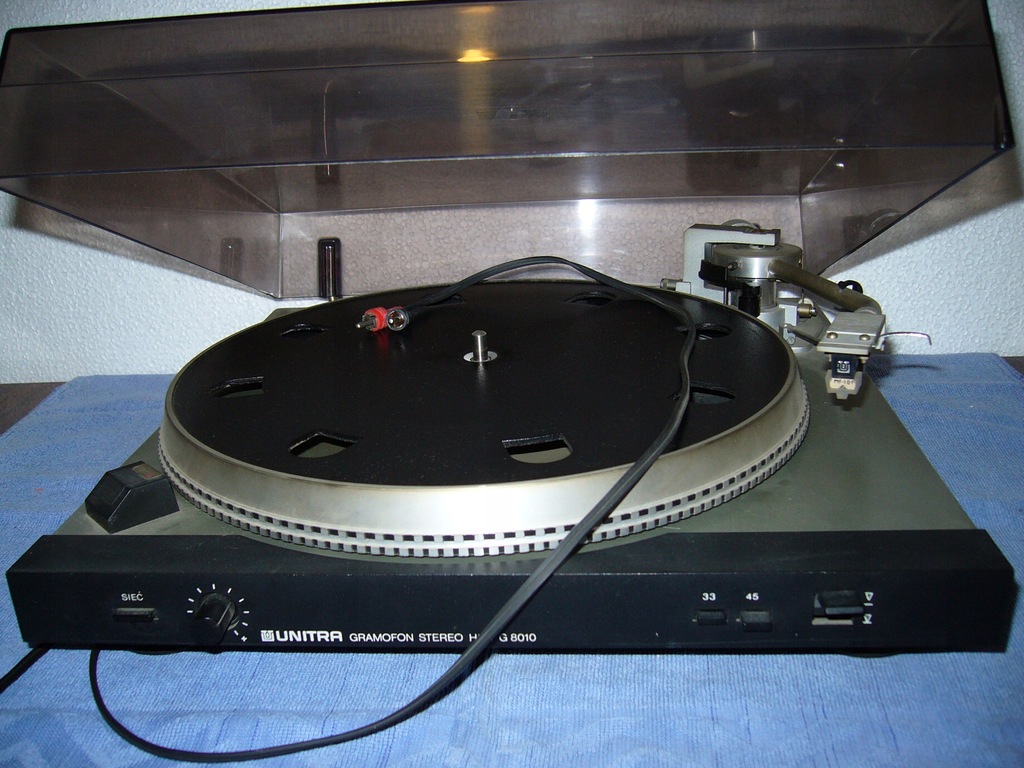 Gramofon STEREO G-8010 Hi-Fi (czarno-srebrny)