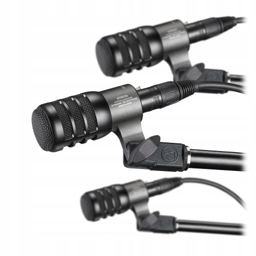 AUDIO TECHNICA ATM230PK- TRZY MIKROFONY DYNAMICZNE