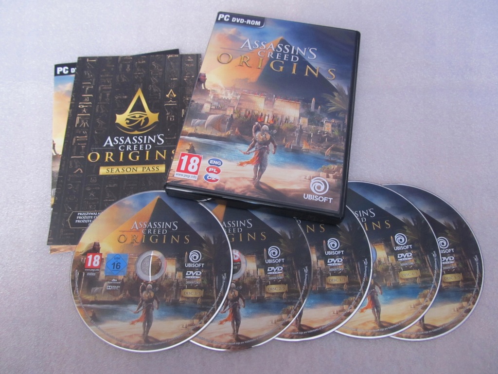 Assassin's Creed Origins [PC] BOX +PŁYTY