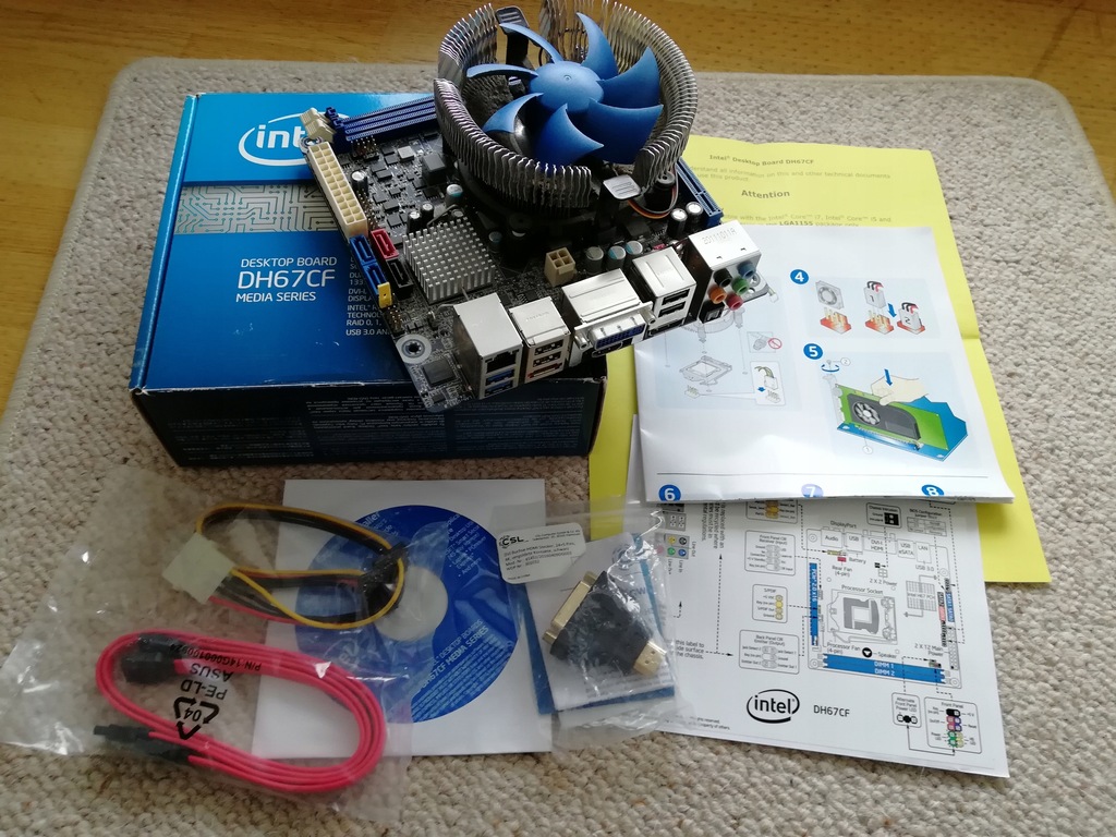 Bundle Intel Mainboard DH67CF,CPU Intel i3-2100T