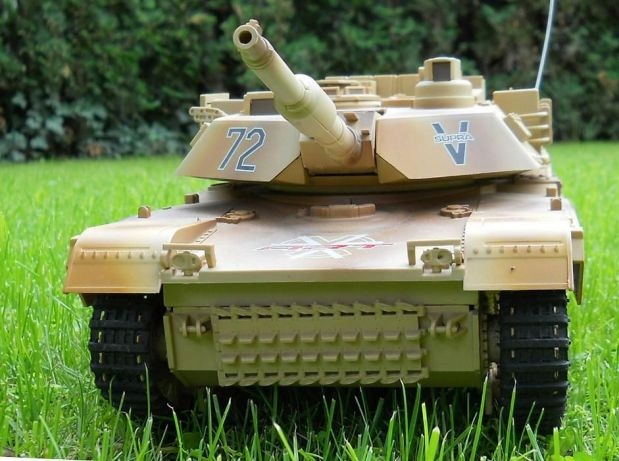 Czołg Abrams M1A2 model realistyczny RC, duży 1:24