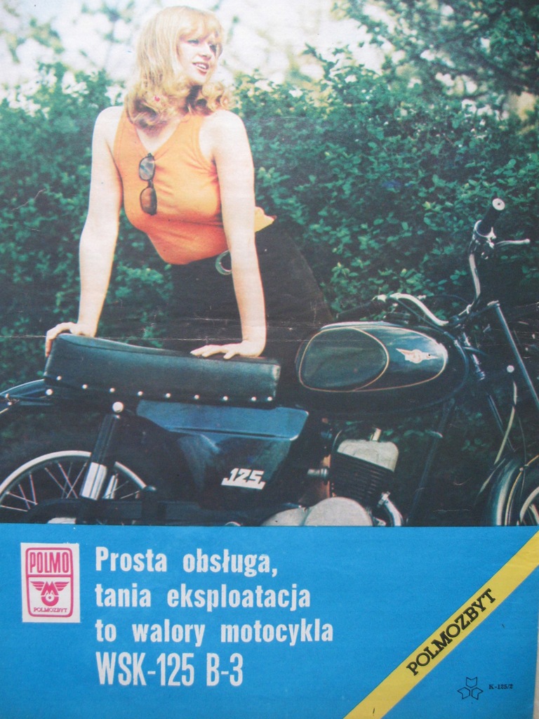 MOTOR Motor WSK-125 B-3 Reklama 1975