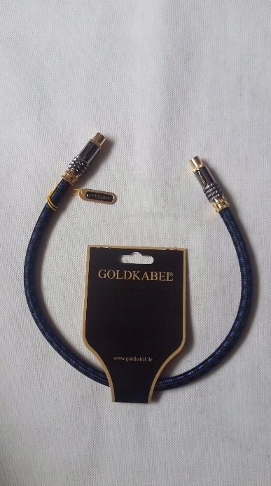 Goldkabel kabel przedłużacz antenowy ekranowany 1m