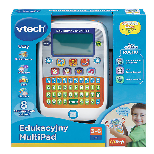 Tablet Edukacyjny Dla 3 Latka VTECH Edukacyjny MultiPad tablet dla dzieci - 7187307631 - oficjalne