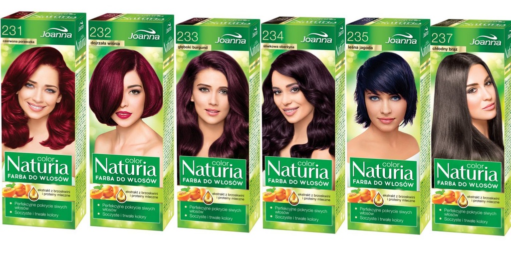 Краска для волос joanna naturia organic каштановый тон 321