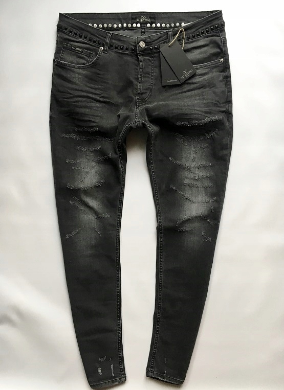 spodnie jeans V A L E N T I N O 34 (pas:92cm)