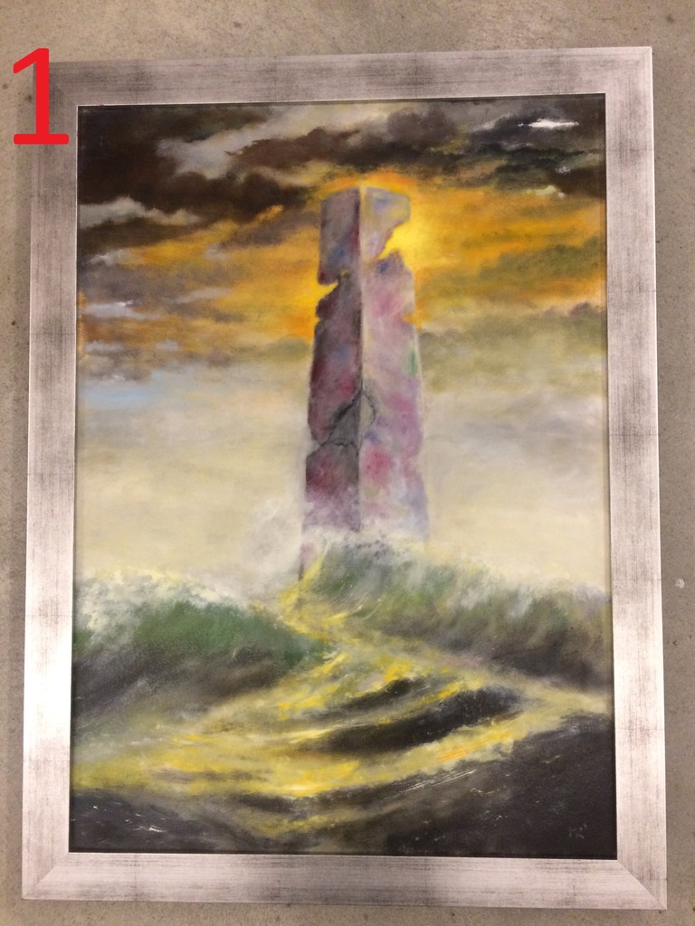 OBRAZ REPRODUKCJA Z.BEKSIŃSKI W RAMIE 58x78