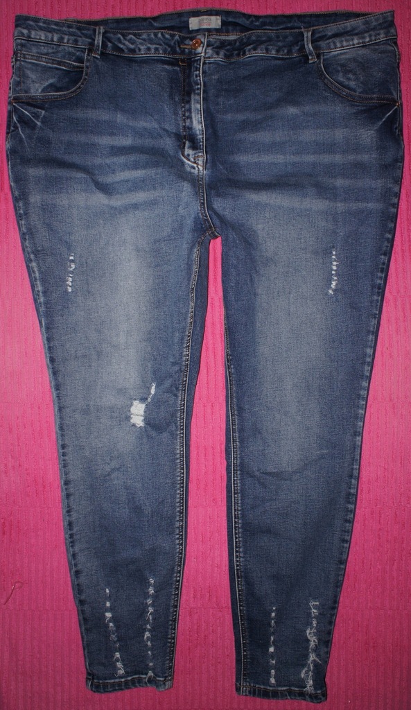 PAPAYA CURVE JEANSY RURKI WYŻSZY STAN 5254 L30 7710797738