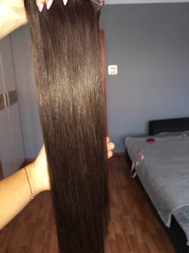 Włosy doczepiane DOCZEPIANE.PL CLIP 120 gram 55 cm