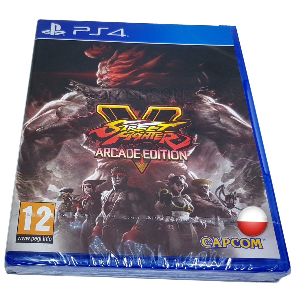 STREET FIGHTER V ARCADE EDITION PS4 NOWY PO POLSKU