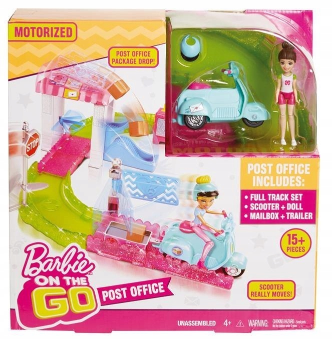 Barbie On The Go Poczta zestaw + Lalka