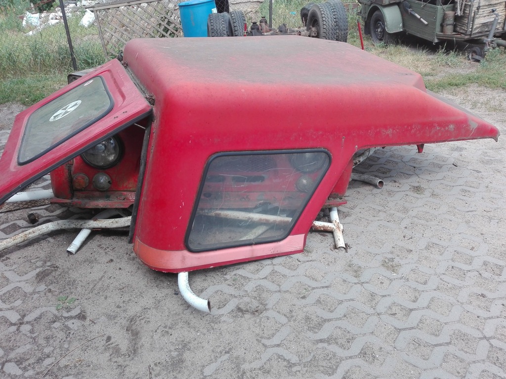 Dach z szybami Uaz 469 Zamiast plandeka