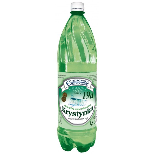 Woda Krystynka gazowana 6x 1,5 l Ciechocinek