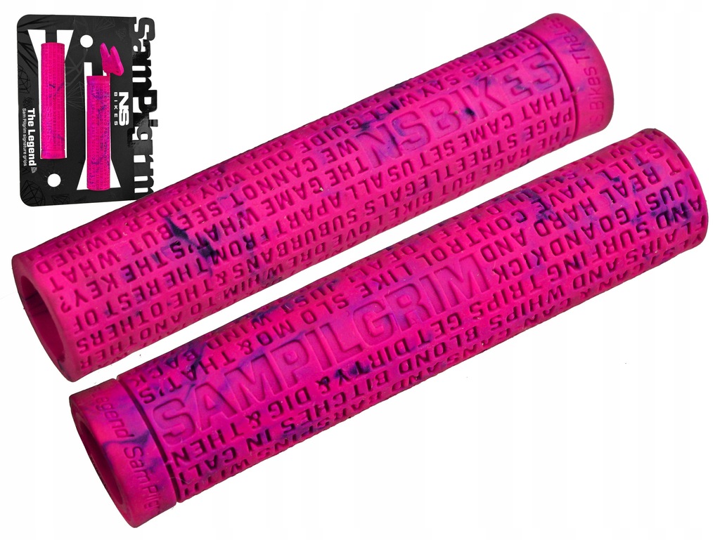 GRIPY NS BIKES SAM PILGRIM LEGEND FIOLETOWE 144 MM