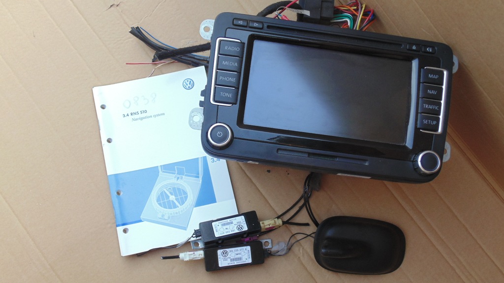 RADIO NAWIGACJA RSN510 1TO035680A VW GOLF PASSAT