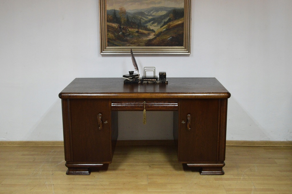 ANTYK MEBEL biurko art deco