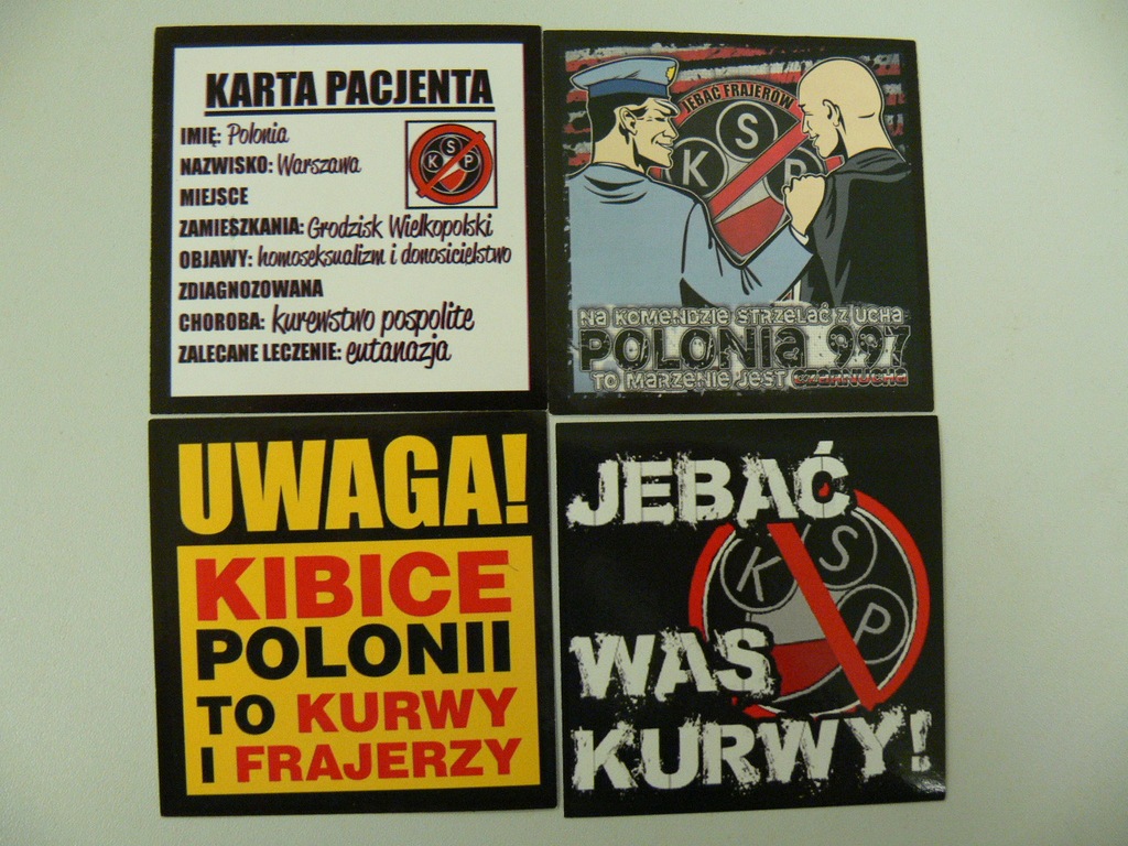 Vlepki Legia Warszawa Anty Polonia #4