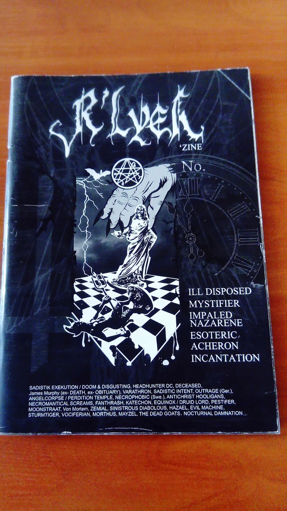 R'LYEH ZINE #12 ACHERON IMPALED NAZARENE SADISTIK
