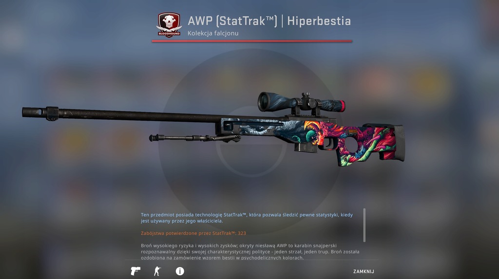 Stattrak Awp Hyper Beast Ft 3 5 Cs Go Skin 7605676412 Oficjalne Archiwum Allegro