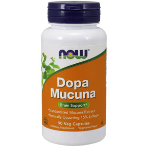 NOW DOPA Mucuna ekstrakt 15% neurotransmiter