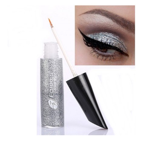 EYELINER DO OCZU BROKATOWY SREBRNY 3