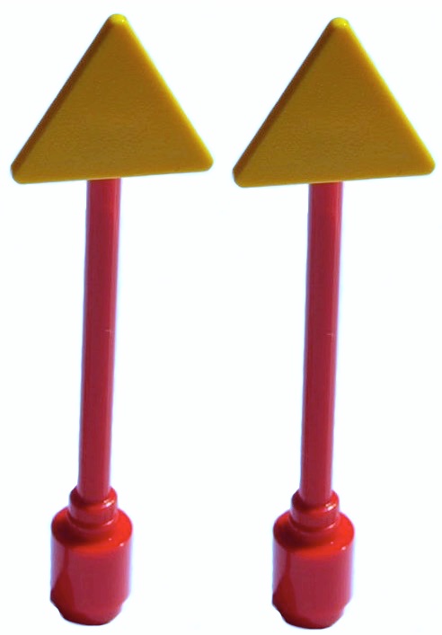 Lego znaki drogowe trójkątne NOWE (Z67)