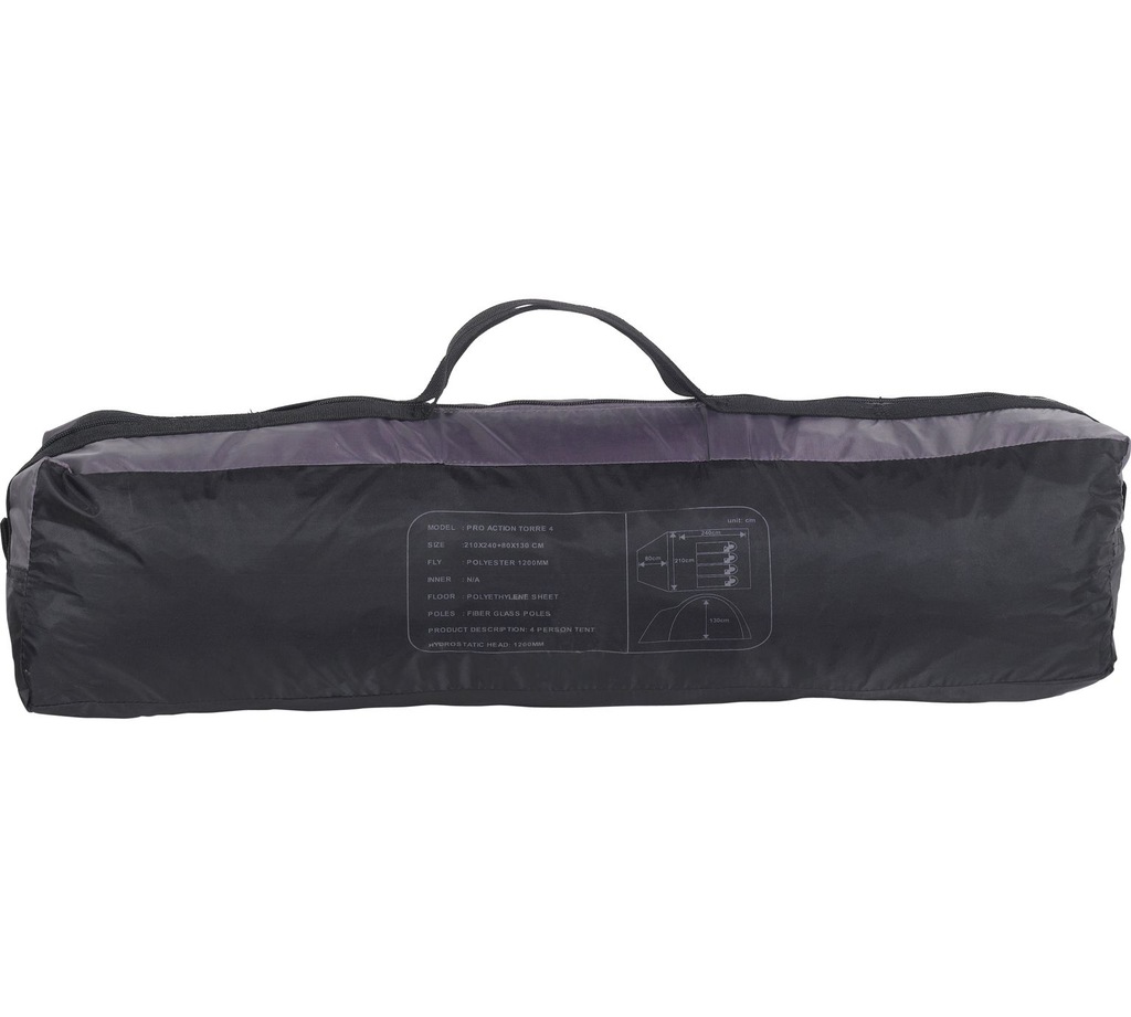 NAMIOT 4 OSOBOWY Pro Action CAMPING 28869 7293732946 oficjalne